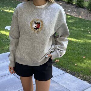 TOMMY HILFIGER WOMEN'S CREST LOGO FLEECE SWEATSHIRT NWT SIZE M